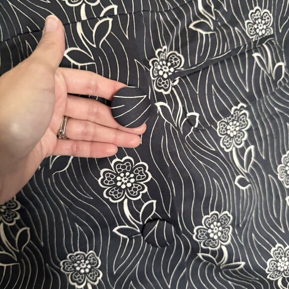 Tuckernuck Strapless Top  XXL 2XL Black Womens Posy Floral Marnie Blouse NWT - Picture 9 of 13